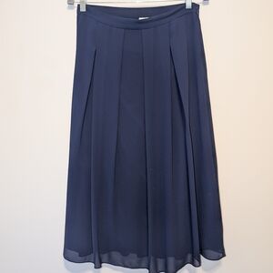 Anne Klein Blue Midi Skirt